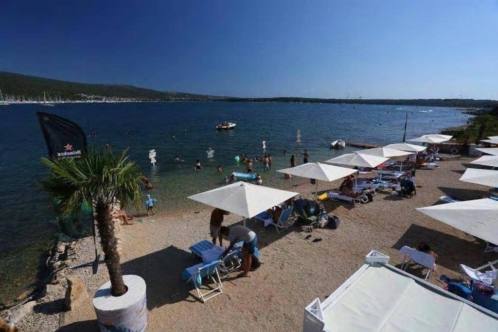 Adria-Holiday House With A Private Pool In Krk Kornic Bagian luar foto